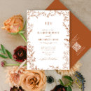 Search for burnt orange wedding invitations Elegant