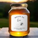 Search for honey jar wedding stickers Meant to bee