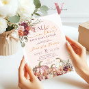 Search for burgundy baby shower invitations Pumpkin