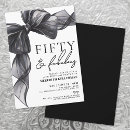 Search for fifty and fabulous birthday invitations For her