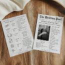 Search for program wedding invitations Newspaper