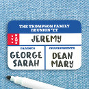 Search for red white blue name tags 4th of july