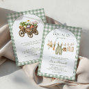 Search for farmers market baby shower invitations Rustic