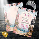 Search for princess and pirate invitations Watercolor