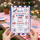 Search for patriotic 1st birthday invitations Stars and stripes