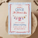 Search for 4th of july 1st birthday invitations Summer