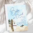 Search for surfer baby shower invitations Surfboard