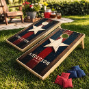 Search for texas cornhole sets Red white and blue
