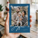 Search for blue and white christmas cards Script