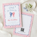Search for red white blue birthday invitations Watercolor