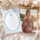 Search for seashell baby shower invitations Sea you soon baby
