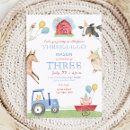 Search for farm animal birthday invitations Cute