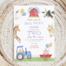 Search for oink baa moo invitations Two
