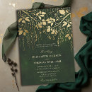 Search for hunter green wedding invitations Woodland