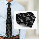 Search for text ties Black white