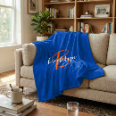 Search for cobalt blue blankets For her