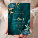 Search for teal gold wedding invitations Trendy
