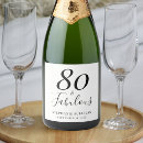 Search for 80 years old eighty wine labels Elegant birthday party