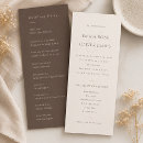Search for order of service wedding programs Elegant