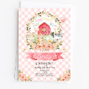 Search for oink baa moo invitations Pink
