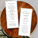 Search for formal wedding programs Minimal