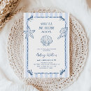 Search for seashell baby shower invitations Unique trendy funky
