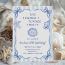 Search for beach 30th birthday invitations Girl girly woman