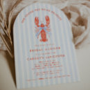 Search for lobster invitations Watercolor