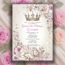 Search for pastel quinceanera invitations Floral