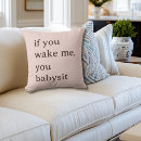 Search for funny sleep quotes pillows For her