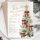 Search for tis the season wedding invitations Red