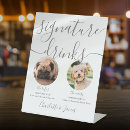 Search for dog signature drink wedding signs Modern minimalist