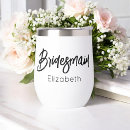 Search for bridesmaid tumblers Black and white