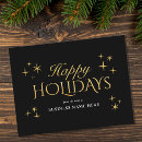 Search for elegant black business holiday cards Corporate
