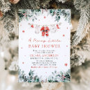 Search for christmas baby shower invitations Red and green