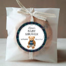 Search for teddy bear baby shower stickers Plaid