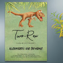 Search for t rex birthday invitations Modern