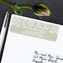 Search for green sage return address labels Simple elegant