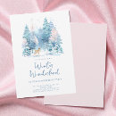 Search for girl deer birthday invitations Winter wonderland