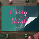Search for christmas paper placemats Merry and bright