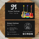 Search for guitar teacher business cards Professional musician