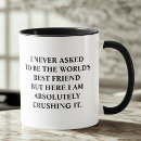 Search for best friend funny saying mugs Trendy