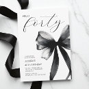 Search for elegant 40th birthday invitations Fortieth