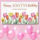 Search for 100th birthday banners One hundred