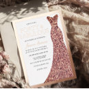 Search for rose gold 40th birthday invitations Fortieth