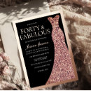 Search for for women 40th birthday invitations Sparkle