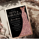 Search for rose gold and black invitations Party