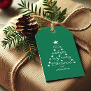 Search for christmas tree gift tags Typography