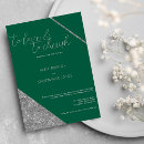 Search for jade green invitations Sophisticated