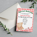 Search for special delivery baby shower invitations Pizza